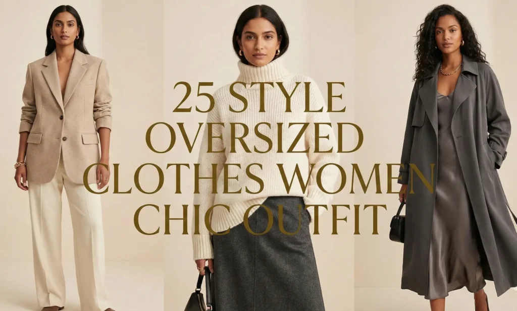 25 Chic Oversized Outfits for Women in 2026: Effortless Style That Feels Expensive