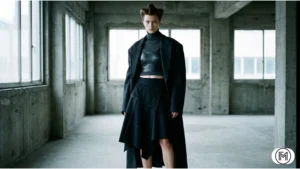 Outfit 23: Romantic sheer midi skirt layered over a black slip dress with thermal tights.

Outfit 24: Trendy 