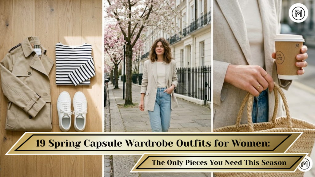 19 Spring Capsule Wardrobe Outfits for Women: