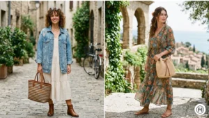 20- Woven & Raffia Bags: Casual-chic spring bags featuring structured woven totes and raffia bucket bags for women.