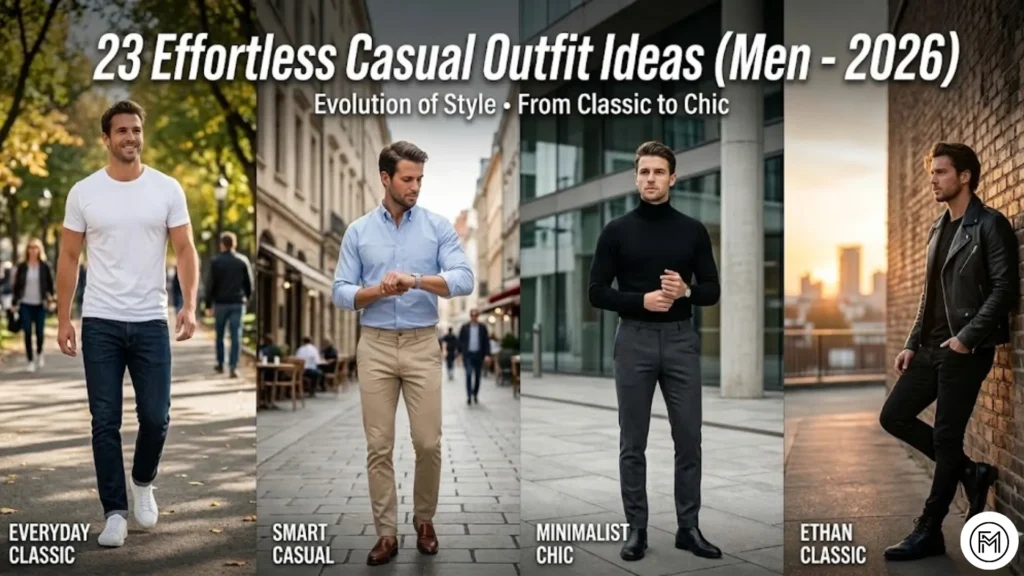 23 Effortless Casual Outfit Ideas (Men - 2026)