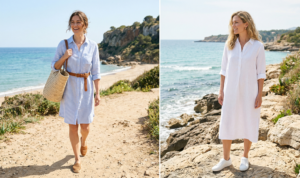 A realistic oil painting of a Venetian canal scene, with gondolas carrying passengers, ornate historical buildings, and reflections in the water under a partly cloudy sky.