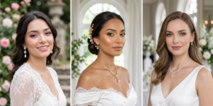 A wide-angle landscape photograph of a winding, paved road cutting through vast, empty fields under a big sky with large, white, puffy clouds.