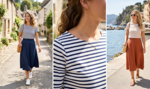 A whimsical illustration of a treehouse built high into a large oak tree, with multiple levels, connecting rope bridges, and small, glowing lanterns at dusk.