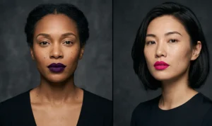 A candid photograph of people eating and drinking together at a large outdoor picnic table in a park, with visible food, drinks, laughter, and natural daylight.