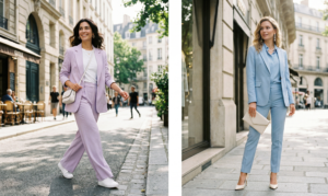 A photograph of a Golden Retriever dog sitting patiently at a front door with a rolled-up newspaper in its mouth, waiting to deliver the news.